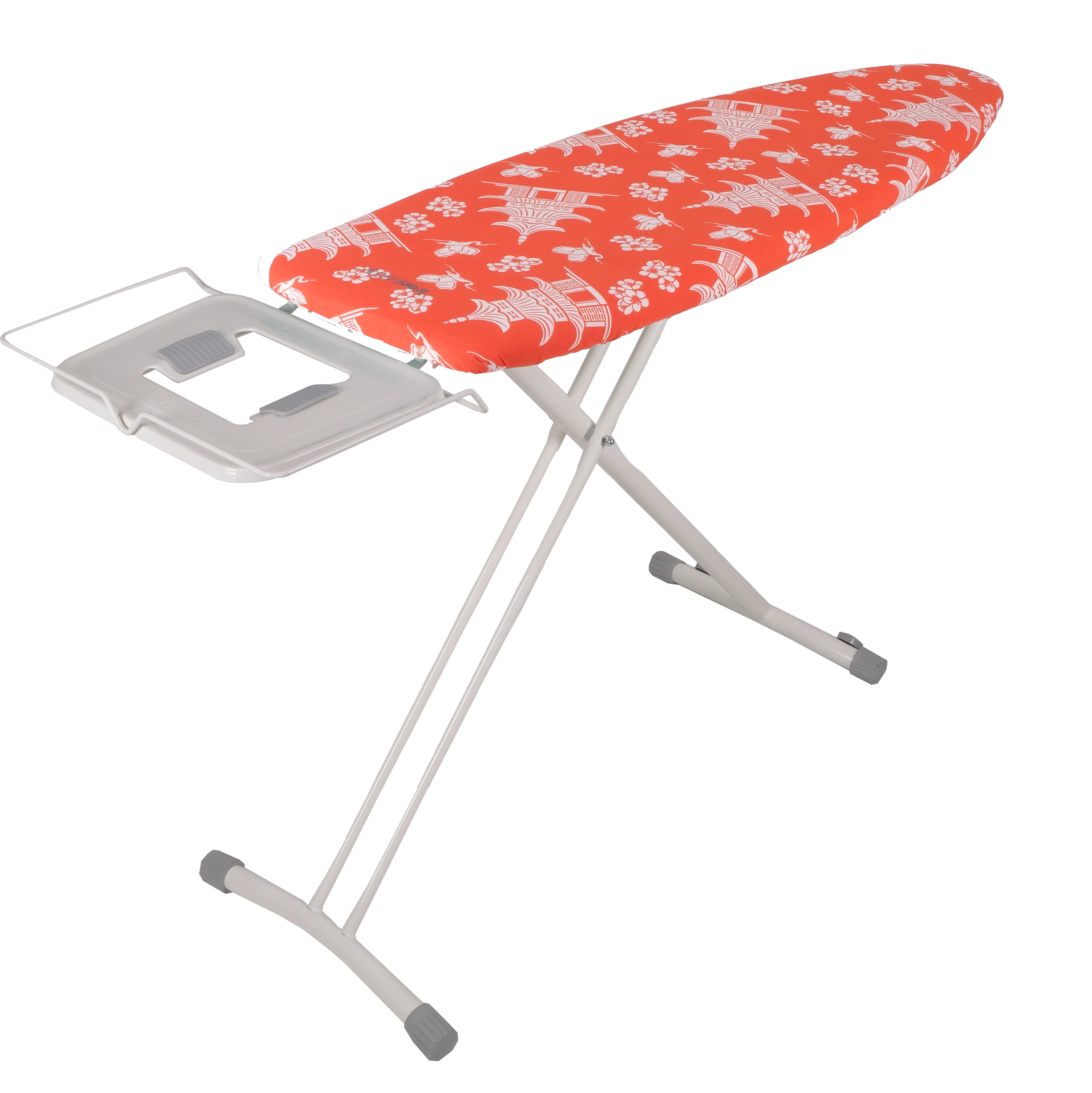 The PAGODA Collection - Space Surfer Premium Ironing Board in Pagoda Orange ironMATIK