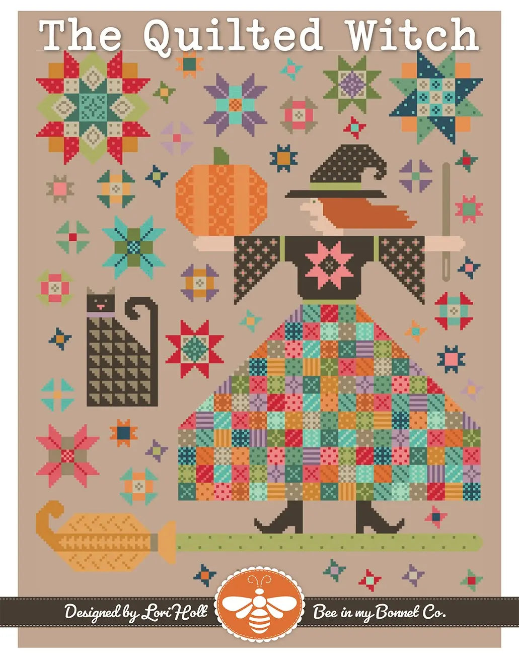 The Quilted Witch Cross Stitch Pattern - Linda's Electric Quilters