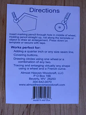 The Roll A Long Template Set Almost Heaven Woodcraft