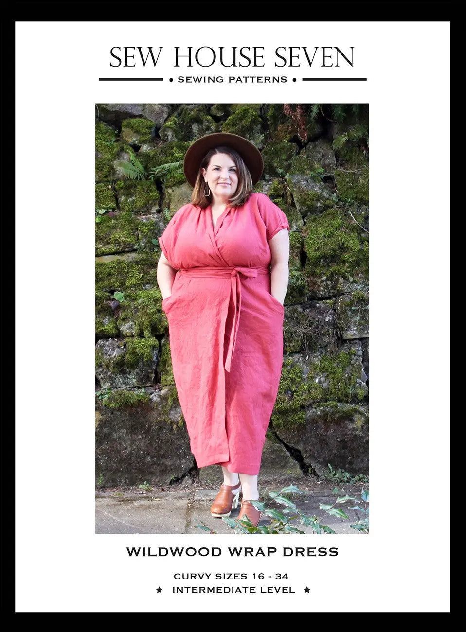 The Wildwood Wrap Dress -Curvy - Linda's Electric Quilters