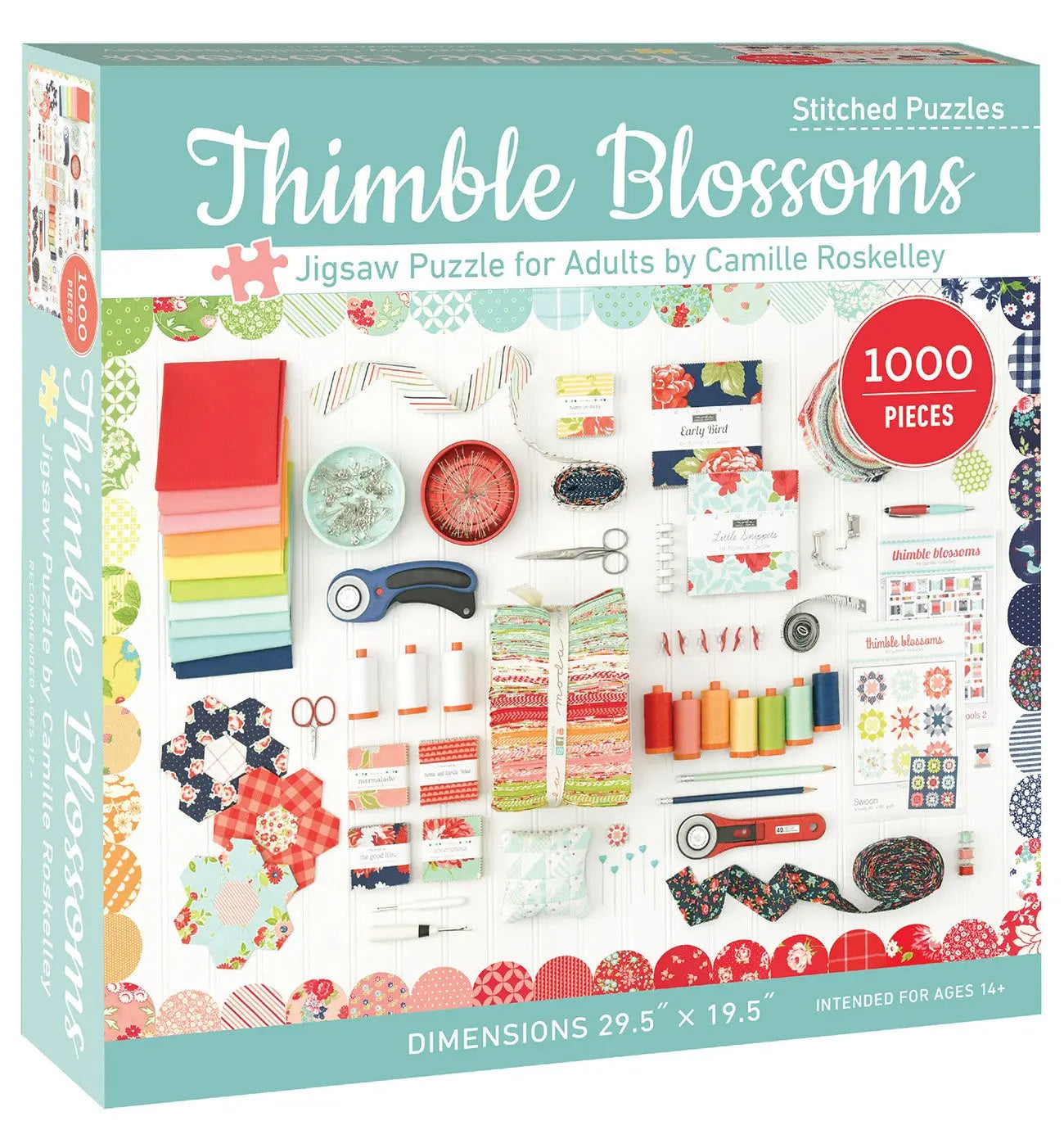Thimble Blossoms Jigsaw Puzzle for Adult - Linda's Electric Quilters