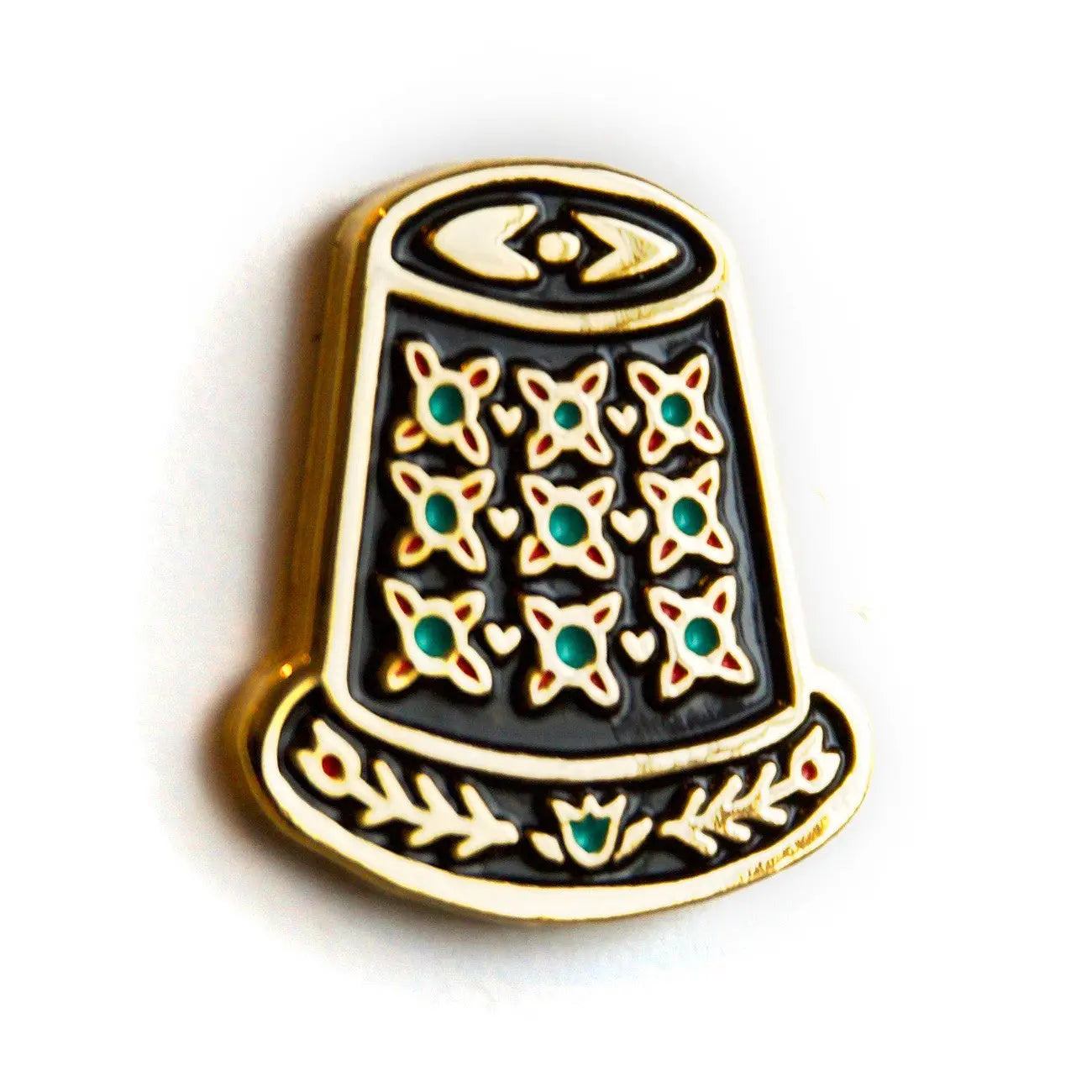 Thimble Enamel Pin - Linda's Electric Quilters