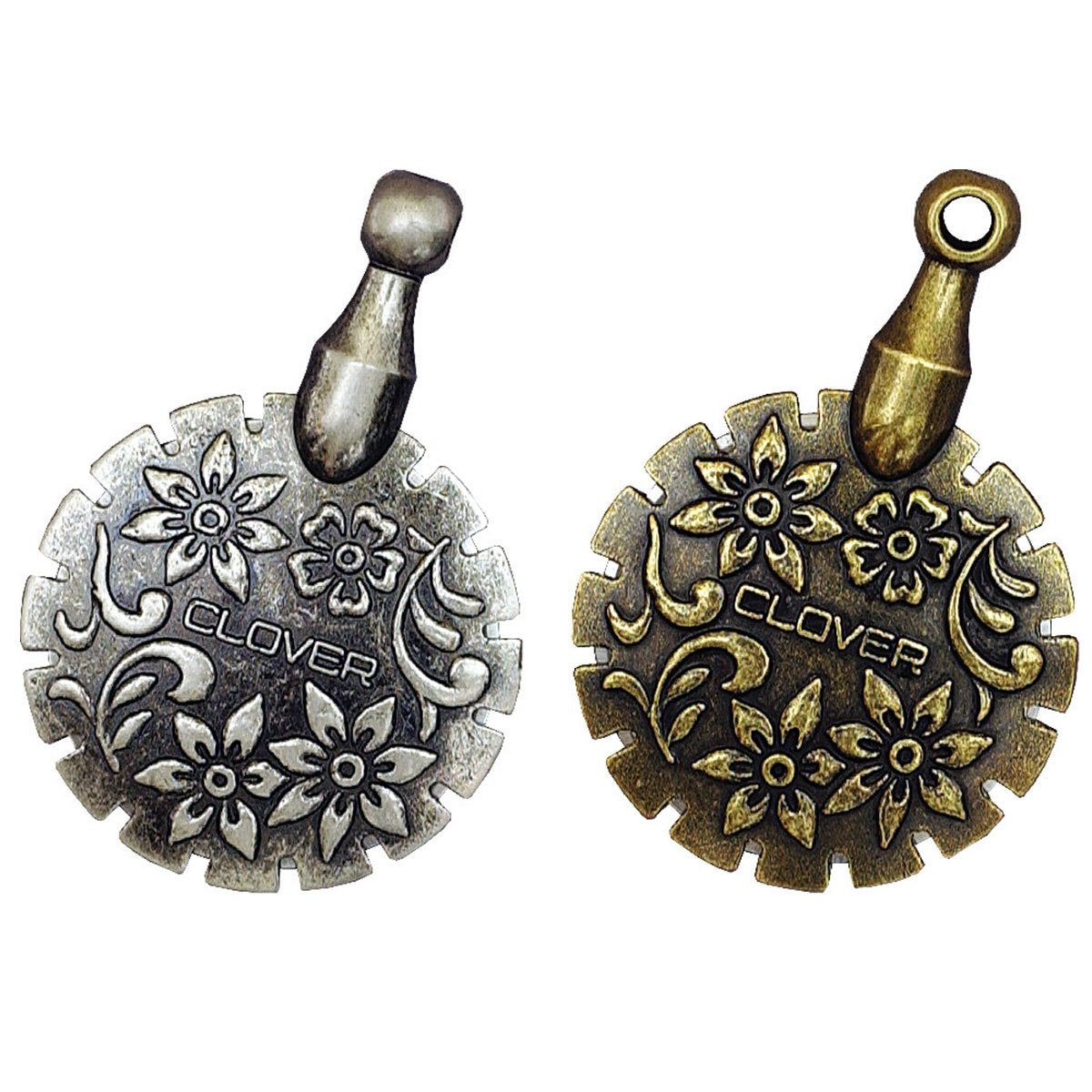 Thread Cutter Pendant (Antique Gold)