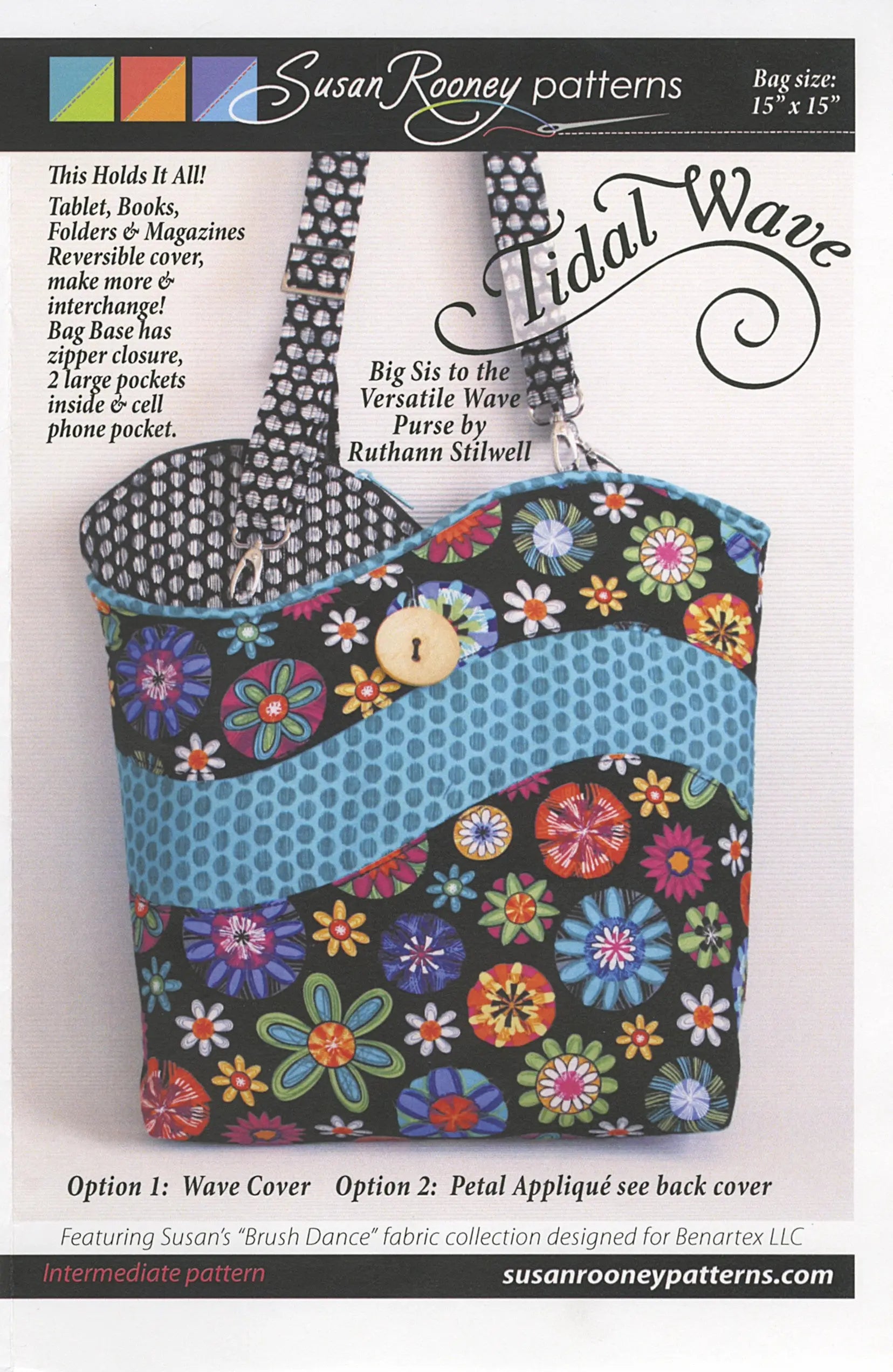 Tidal Wave Bag Pattern - Linda's Electric Quilters
