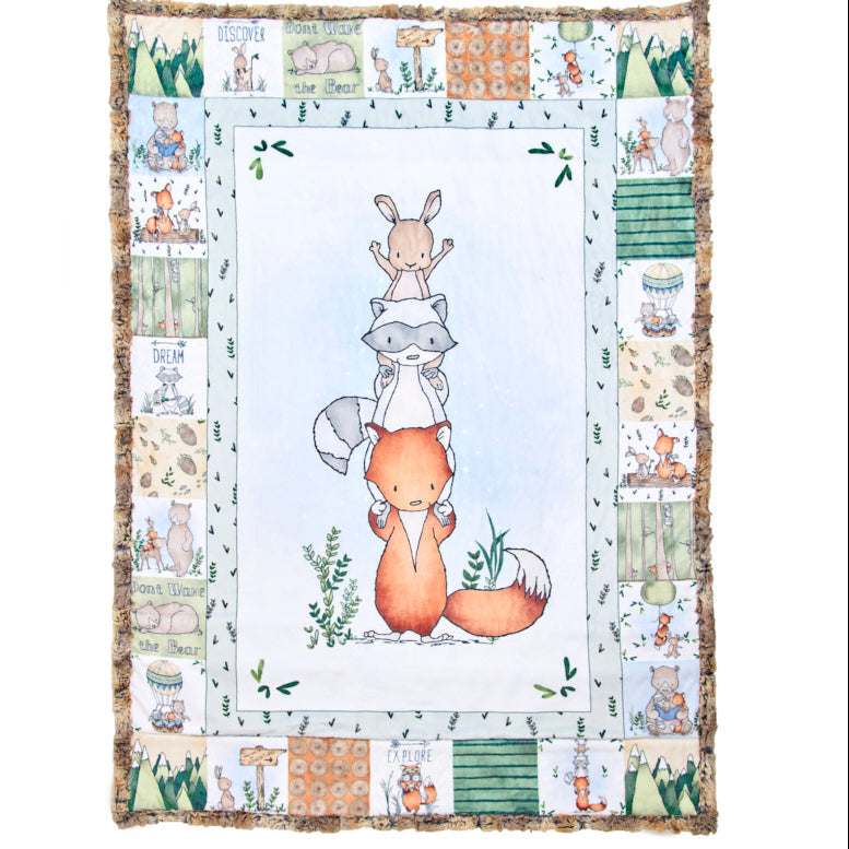 Timber Grove Tiny Tails Cuddle Kit 29"X 41"