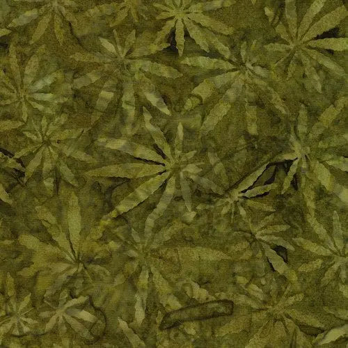 Timeless Treasures Tonga-B1055 Olive 45" Fabric Per Yard Fabric Fanatics
