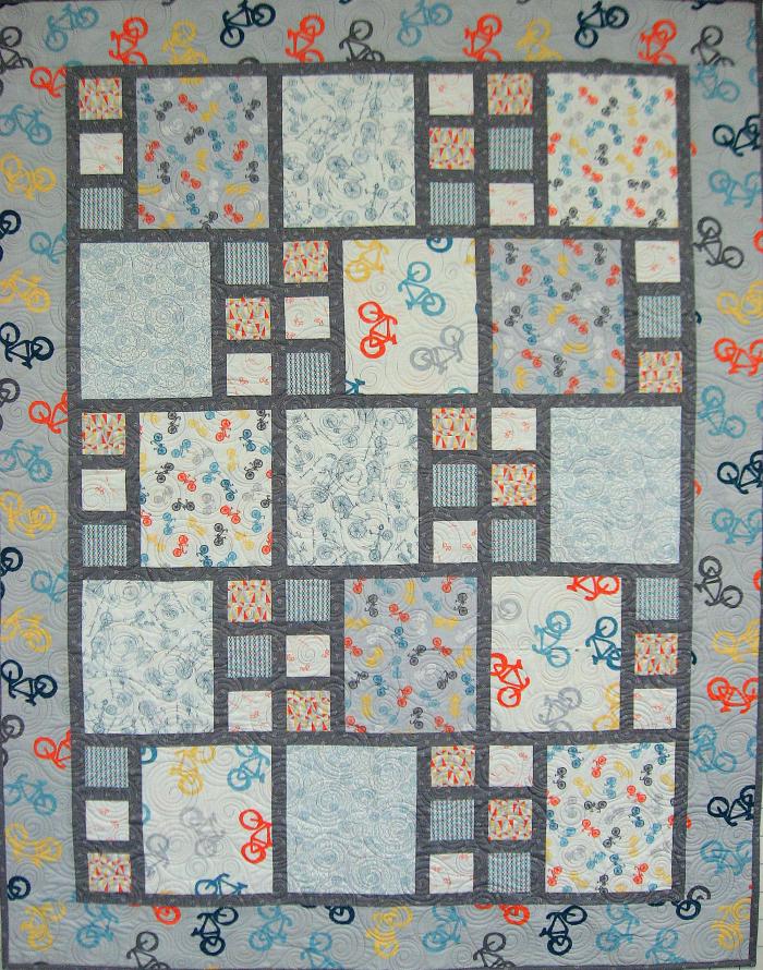 Times 3 throw size quilt kit
