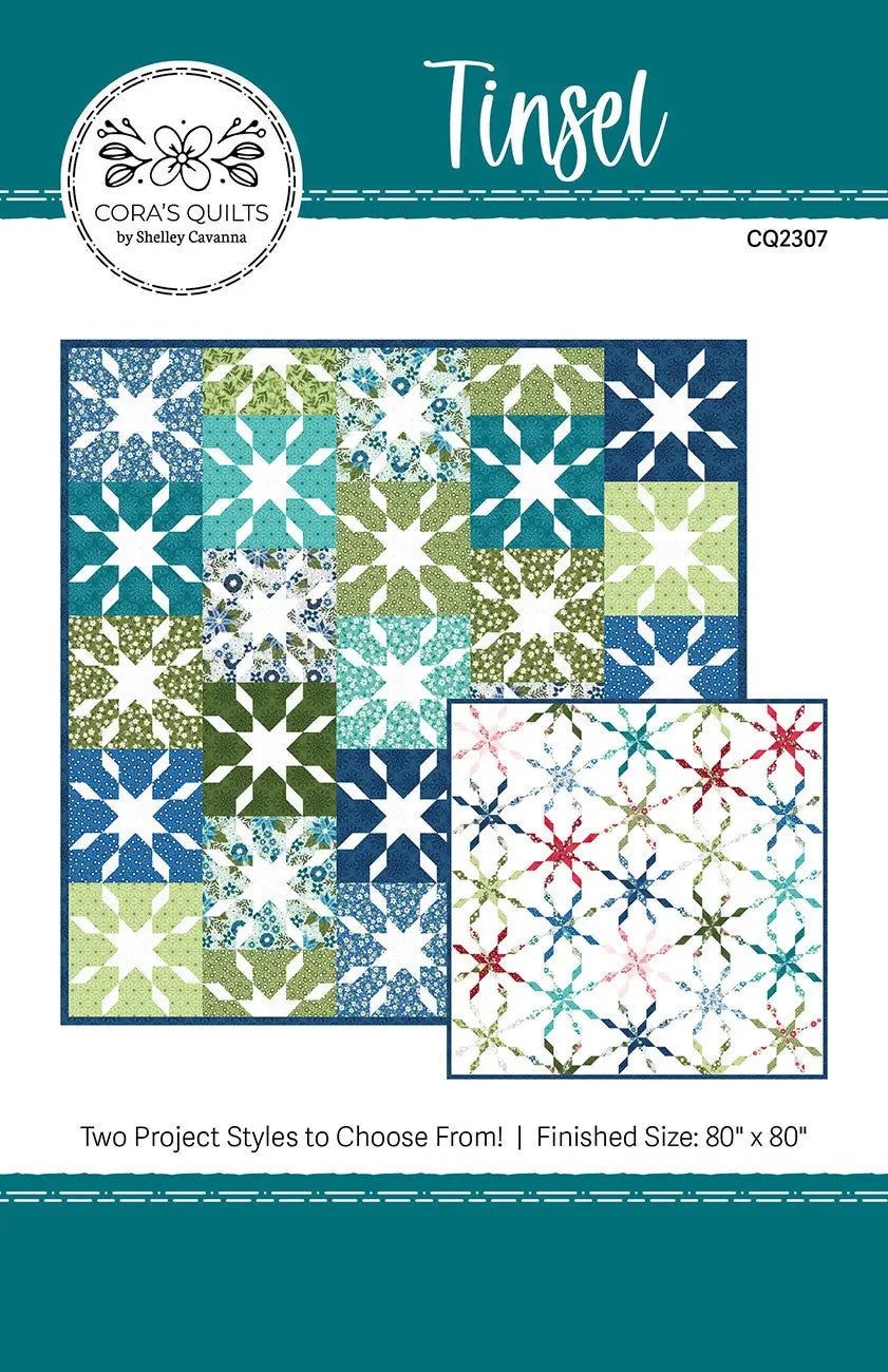 Tinsel Quilt Pattern - Linda's Electric Quilters