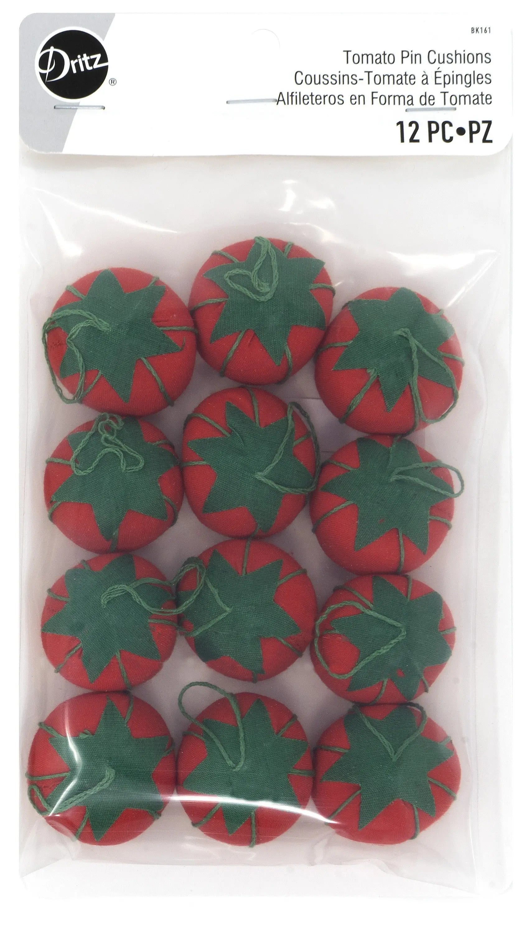 Tomato Pin Cushion Cherry Tomato Size - Linda's Electric Quilters