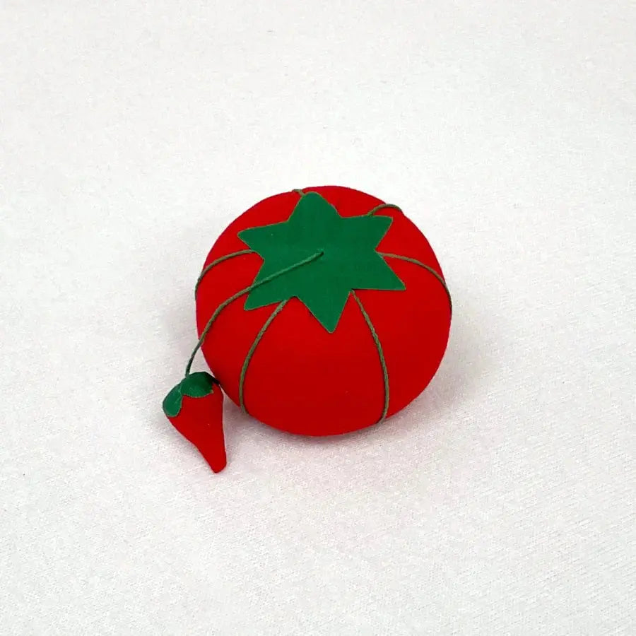 Tomato Pin Cushion With Strawberry Fabric Depot