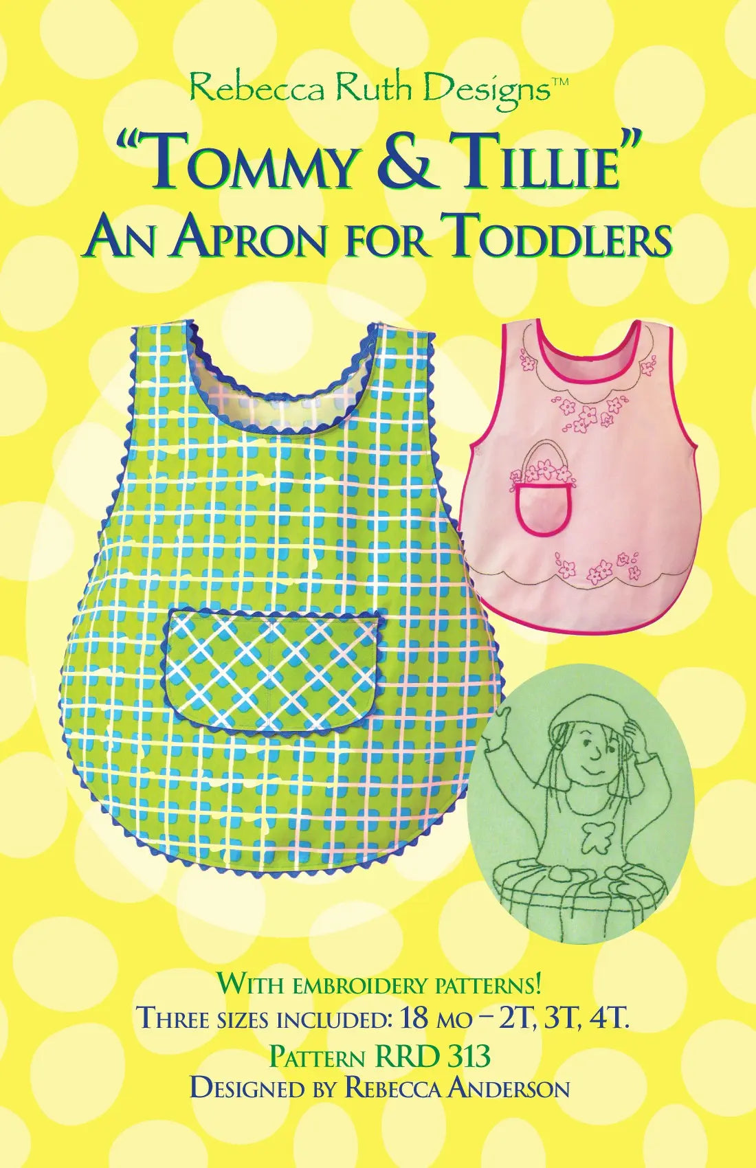 Tommy & Tullie - An Apron for Toddlers - Linda's Electric Quilters