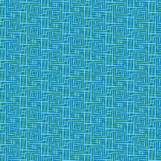 Transparency - Fence - Bluebell 44" / 45" Fabric Per Yard The Fabric Company