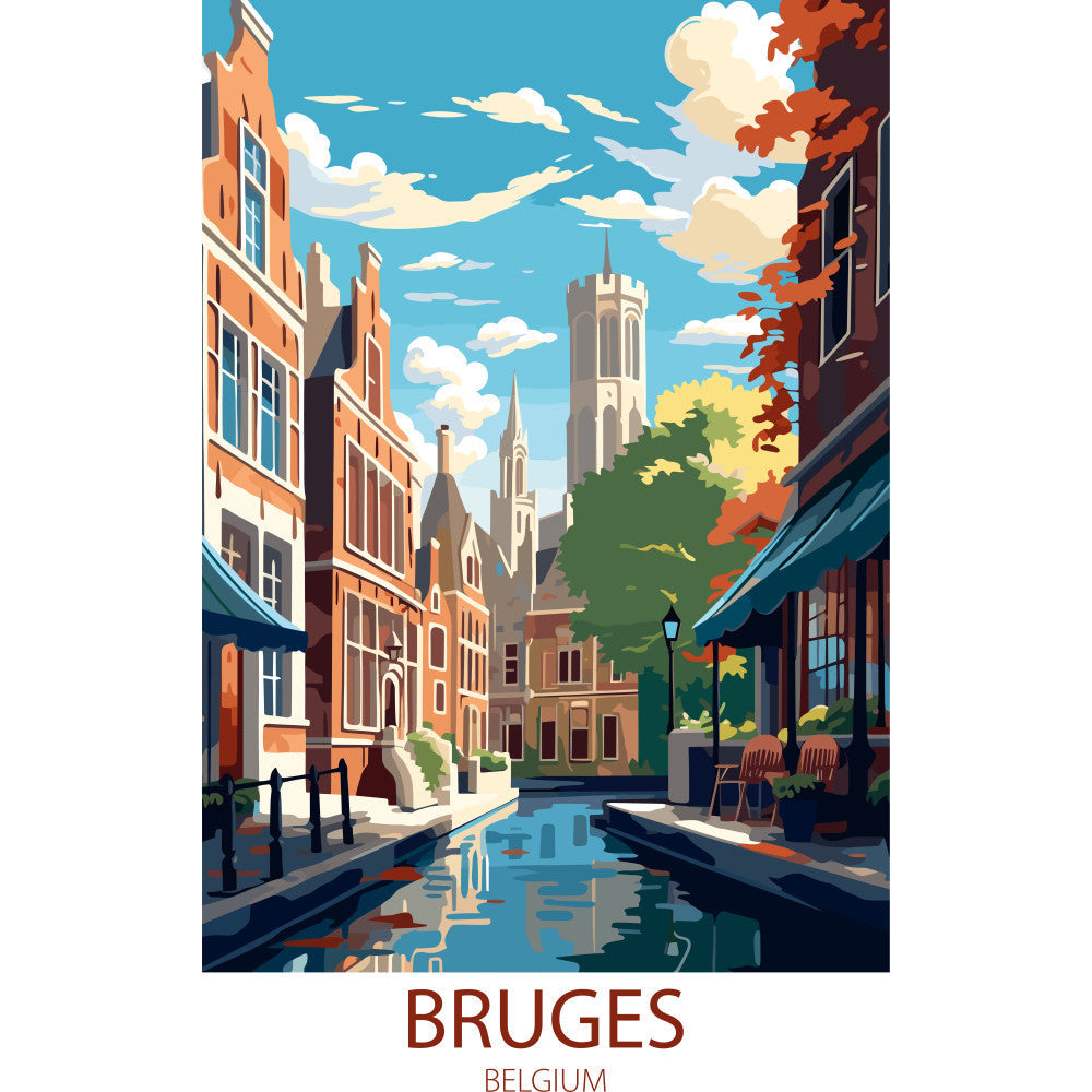 Travel Poster Fabric Panel 18 QuiltingFabricPanels
