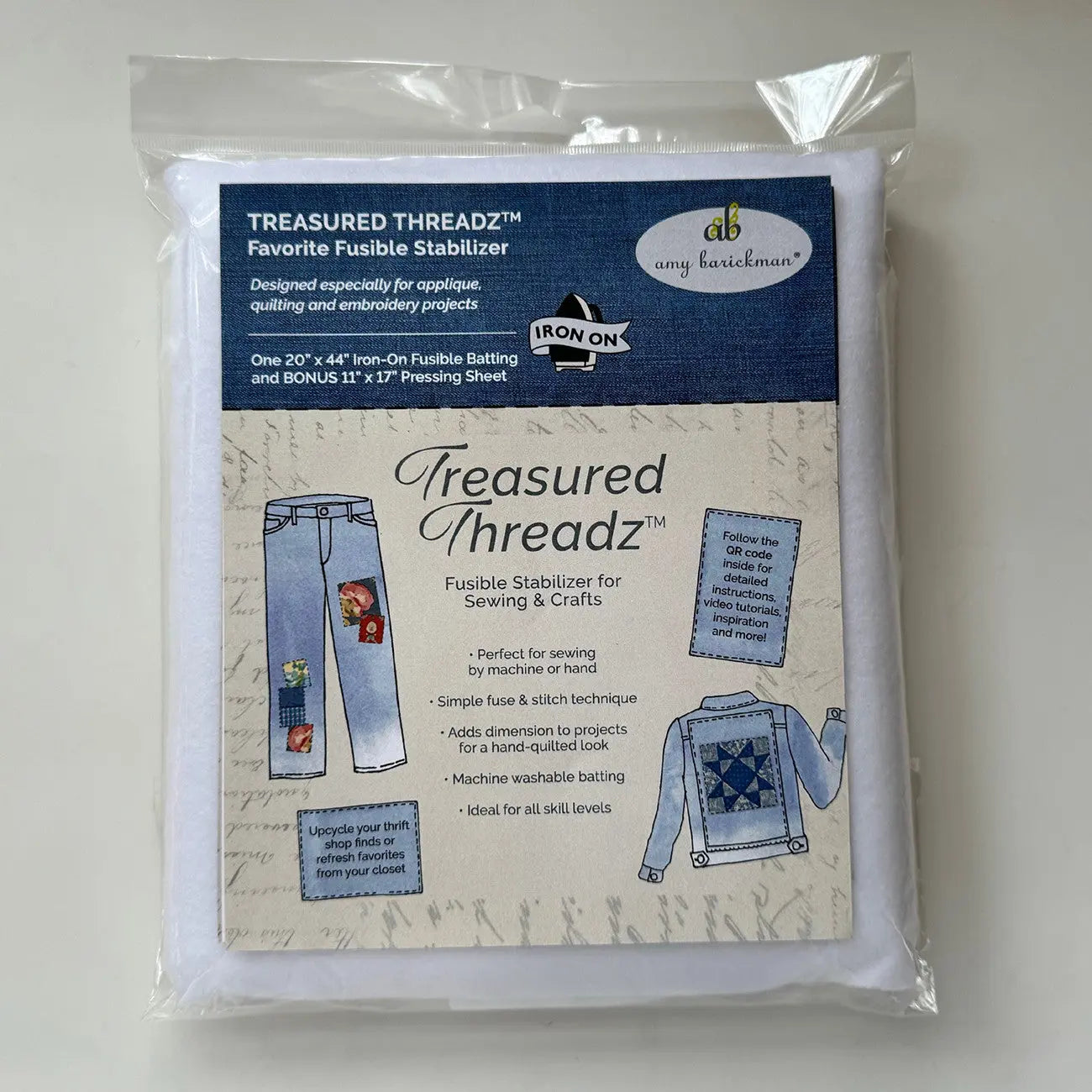 Treasured Threadz® Favorite Fusible Stabilizer - Linda's Electric Quilters