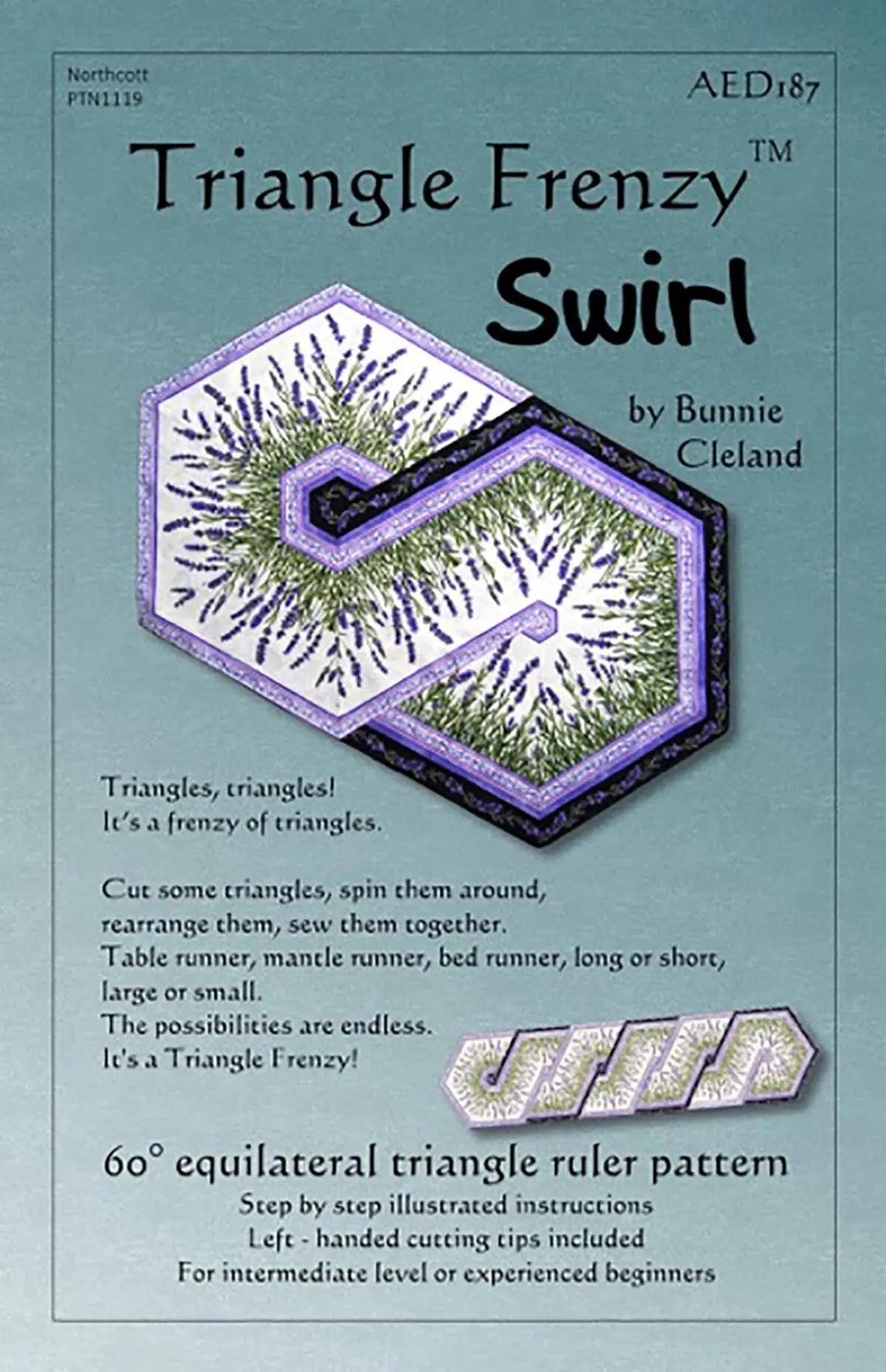 Triangle Frenzy Swirl - Linda's Electric Quilters