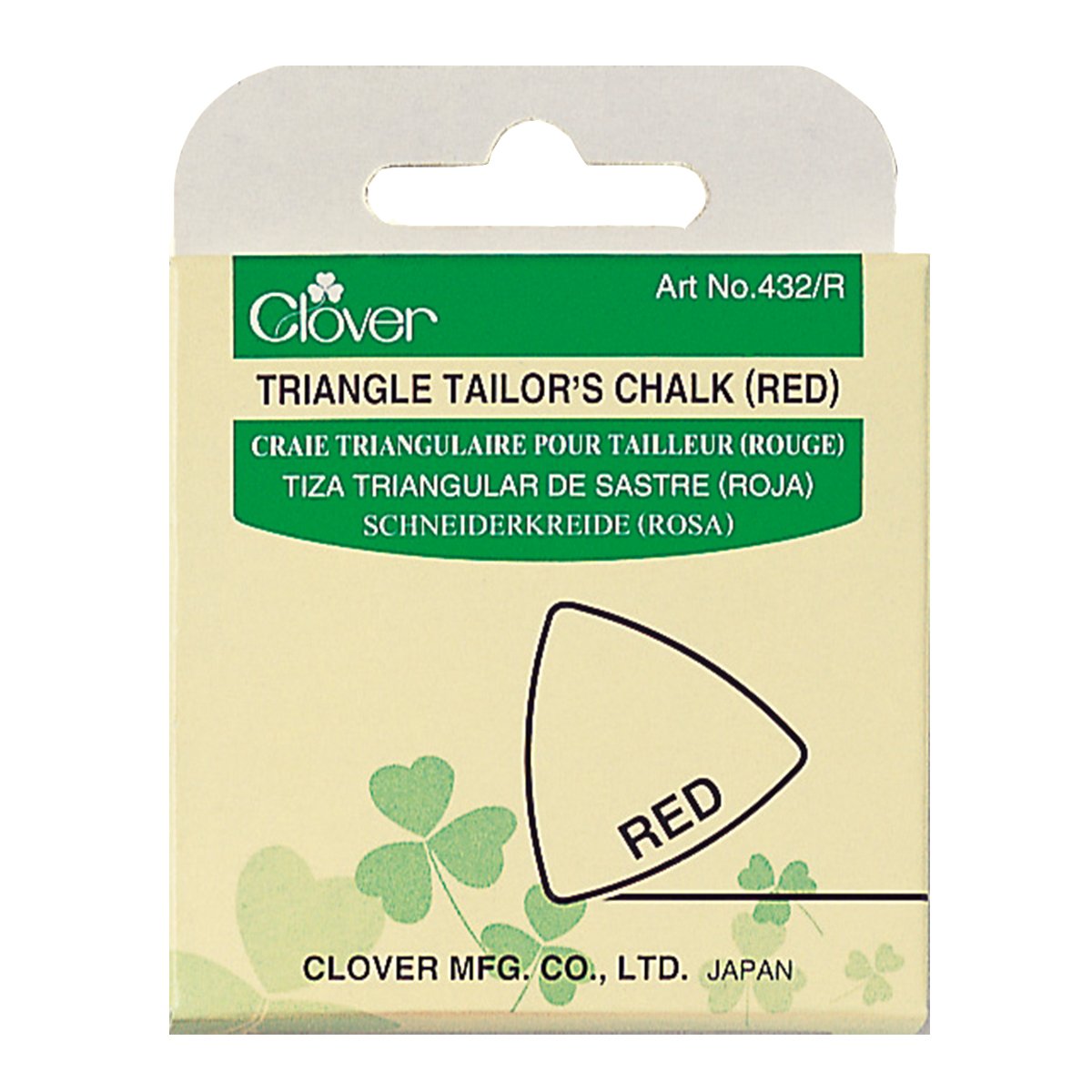 Triangle Tailor's Chalk (Red)
