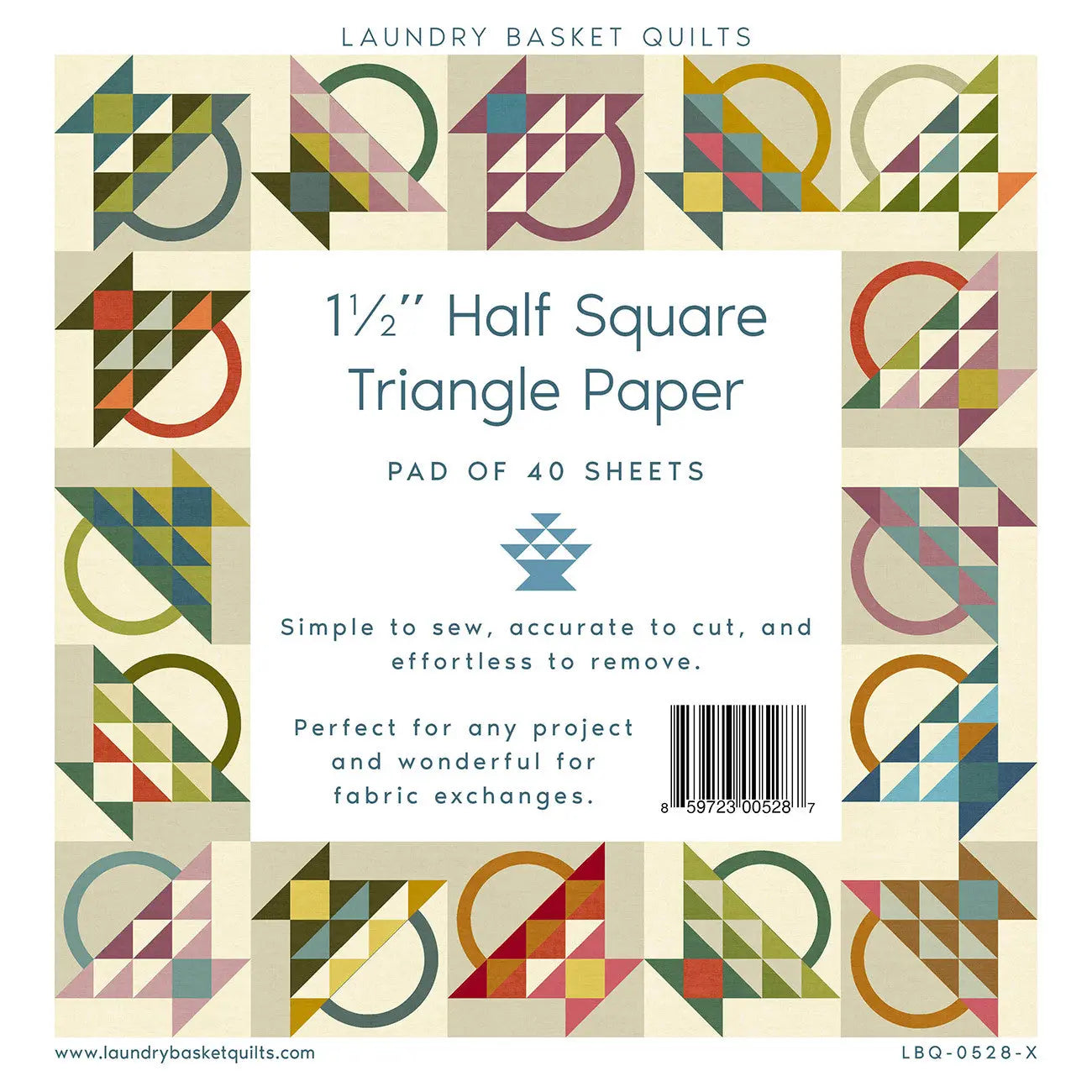 Triangles 1-1/2in for Layer Cake - Linda's Electric Quilters