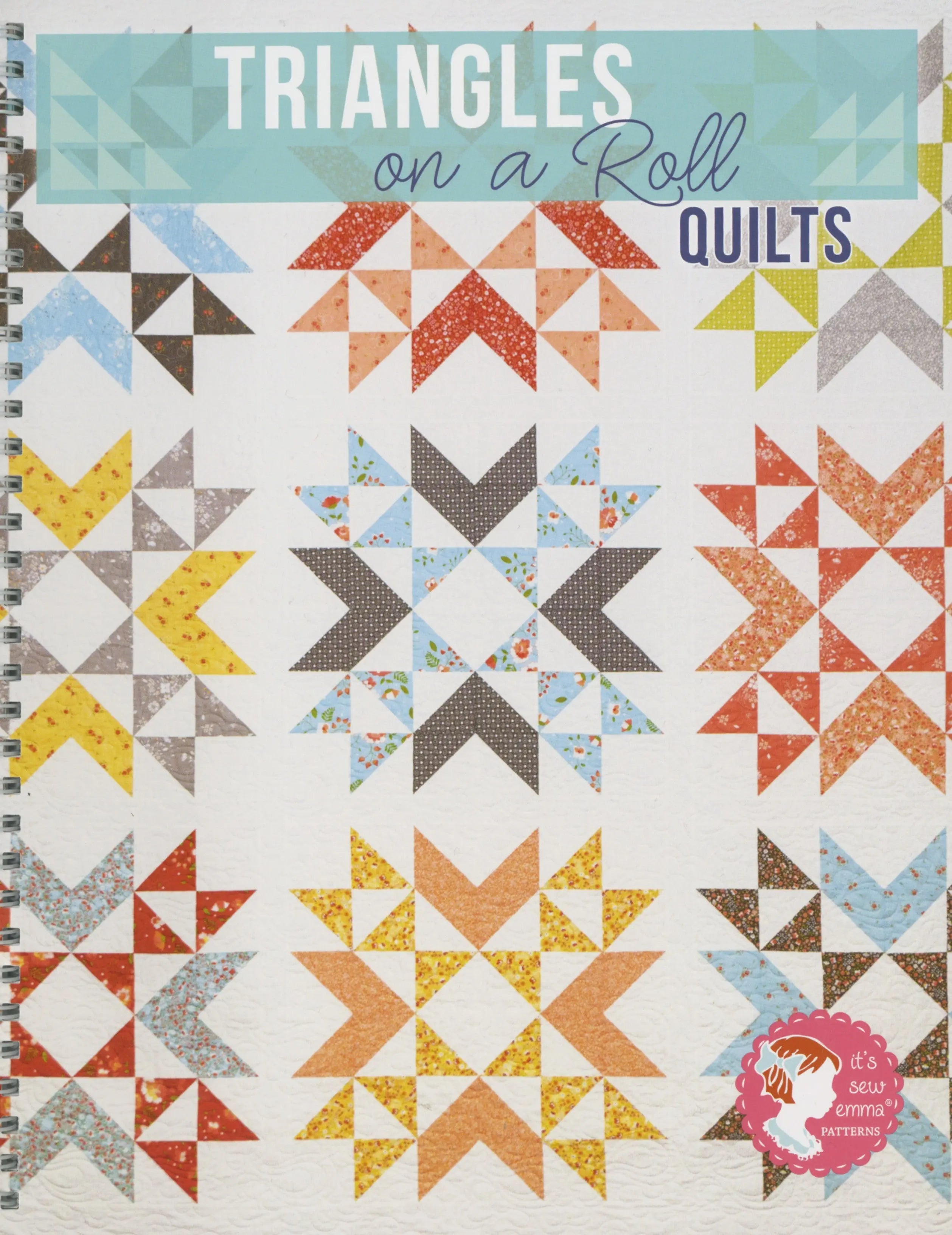 Triangles On A Roll Quilts Book - Linda's Electric Quilters