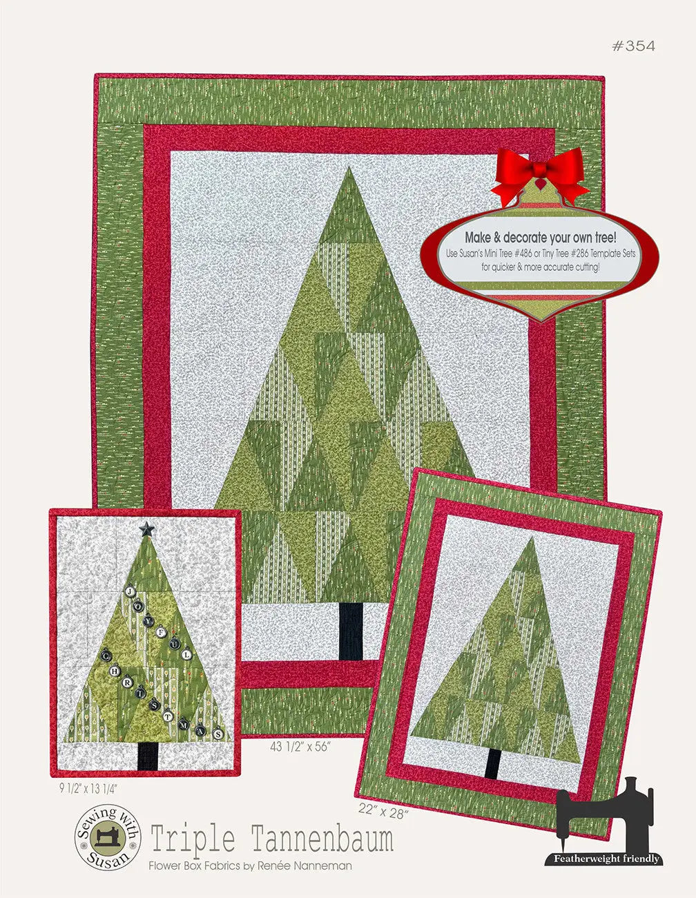 Triple Tannenbaum - Linda's Electric Quilters