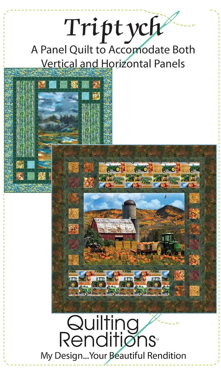 Triptych - Linda's Electric Quilters