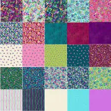 Tropica by Makower UK 10" X 10" Squares Andover Fabrics