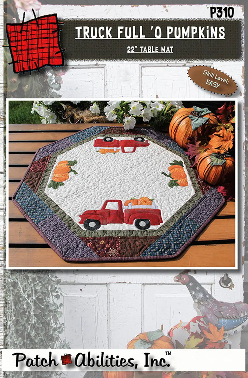 Truck Full o Pumpkins - Linda's Electric Quilters