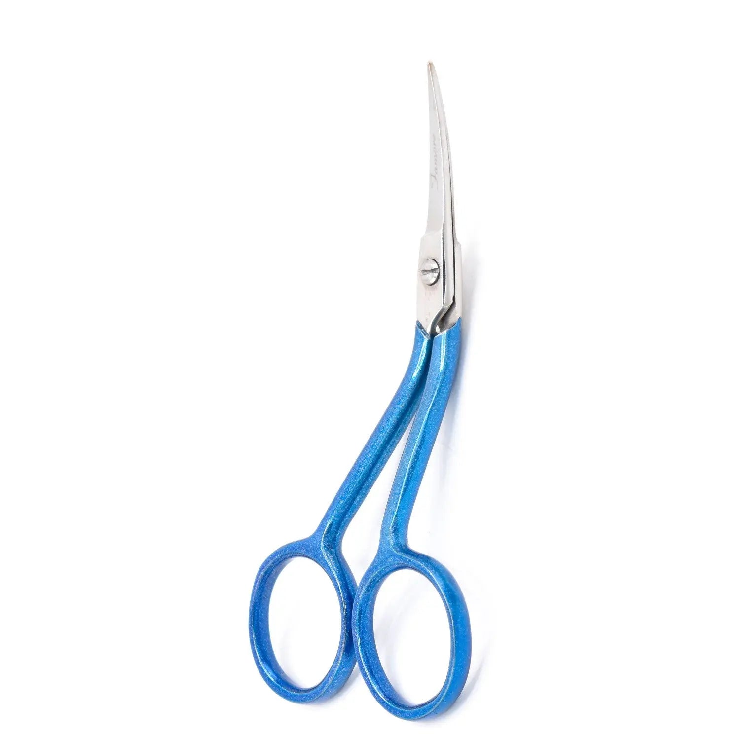 True Left Handed Mini Double Curved Machine Embroidery Scissors - Linda's Electric Quilters