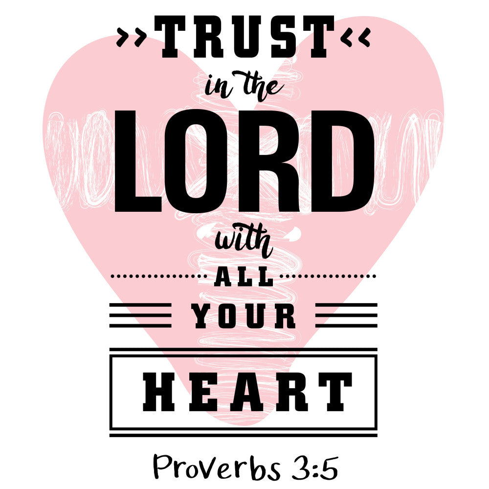 Trust in the Lord Fabric Panel 1