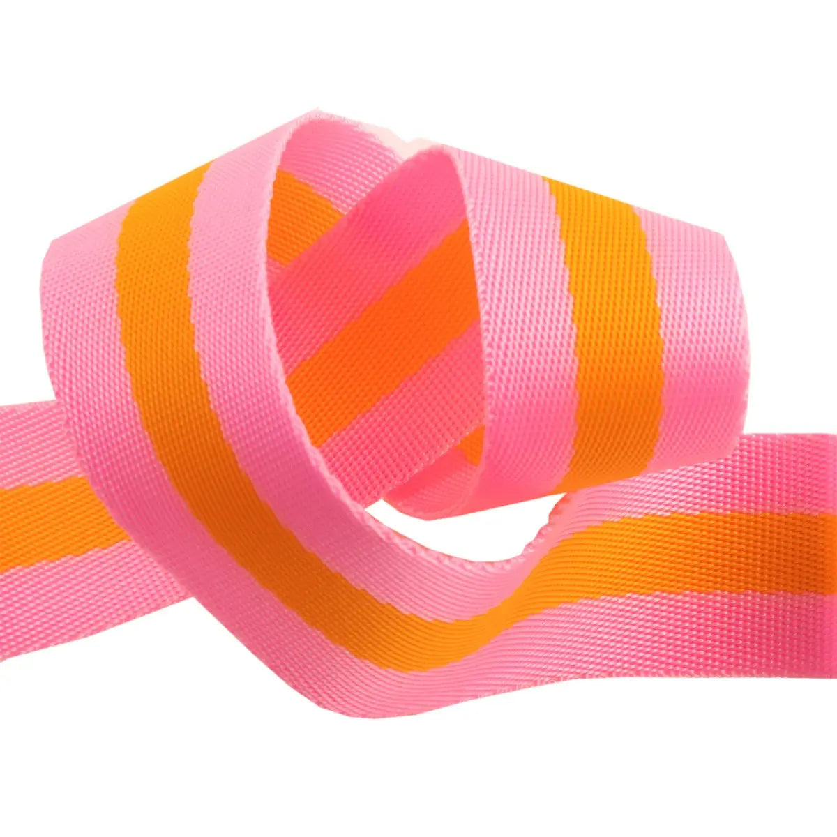 Tula Pink Webbing 2yd x 1.5in - Pink and Orange - Linda's Electric Quilters