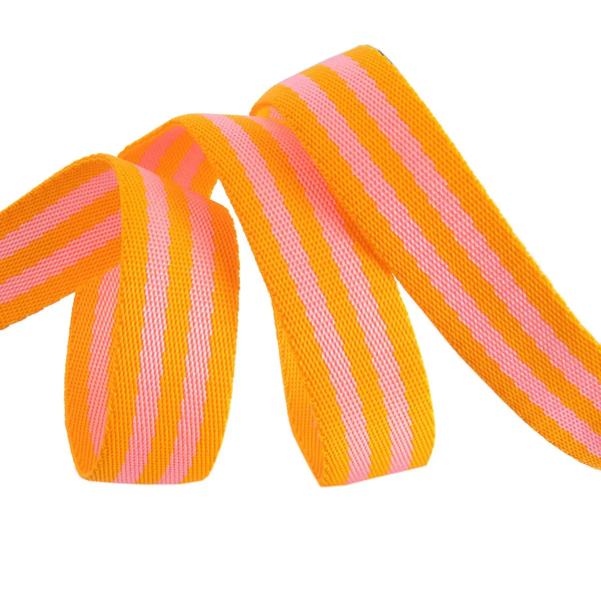 Tula Pink Webbing 2yd x 1in - Pink and Orange - Linda's Electric Quilters