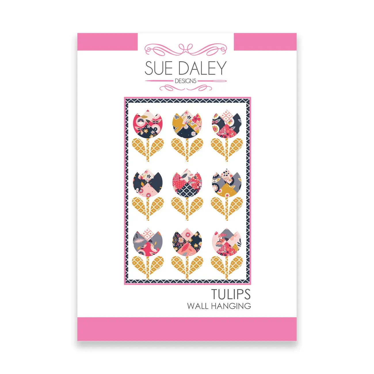 Tulips Wall Hanging - Linda's Electric Quilters