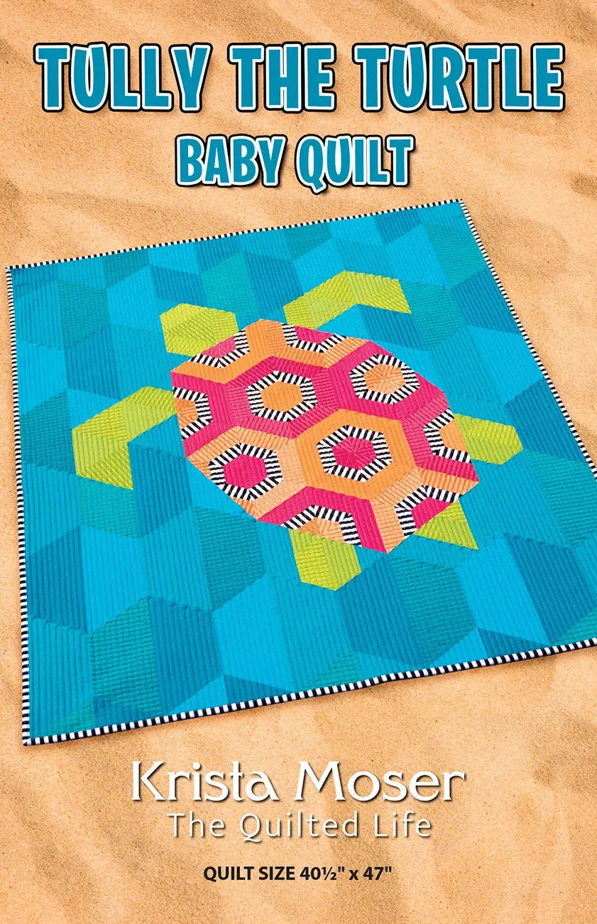 Tully The Turtle Baby Quilt - Linda's Electric Quilters