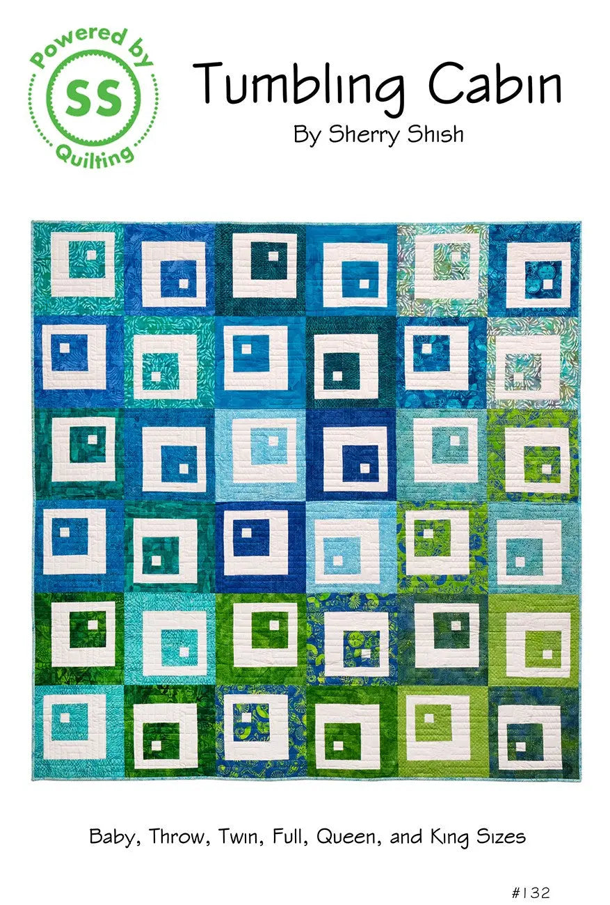 Tumbling Cabin - Linda's Electric Quilters