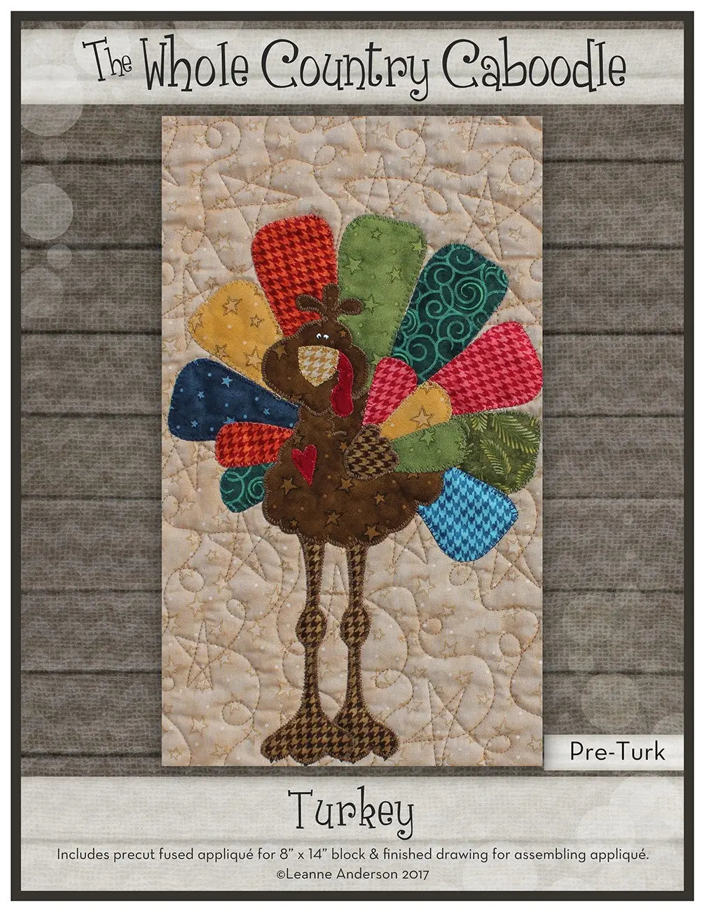 Turkey Precut Fused Applique Pack - Linda's Electric Quilters