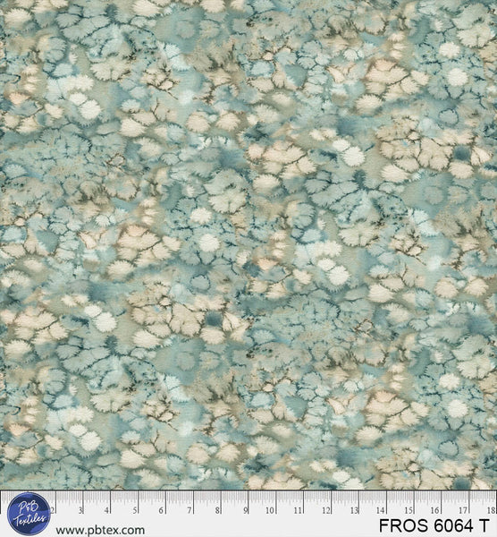 Turquoise Frost FROS-6064-T Cotton 44”/45” Fabric Per Yard