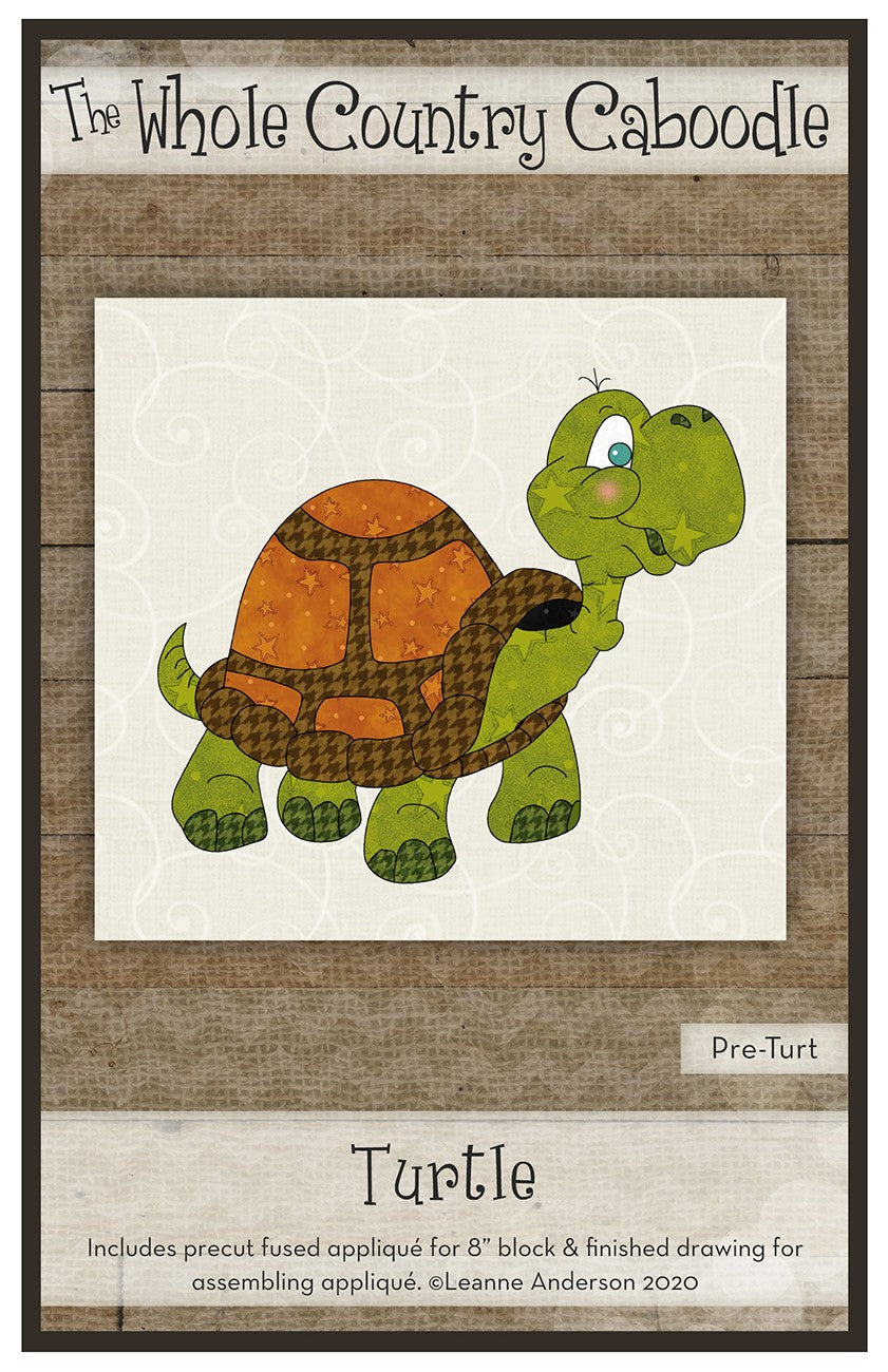 Turtle Precut Fused Applique Pack