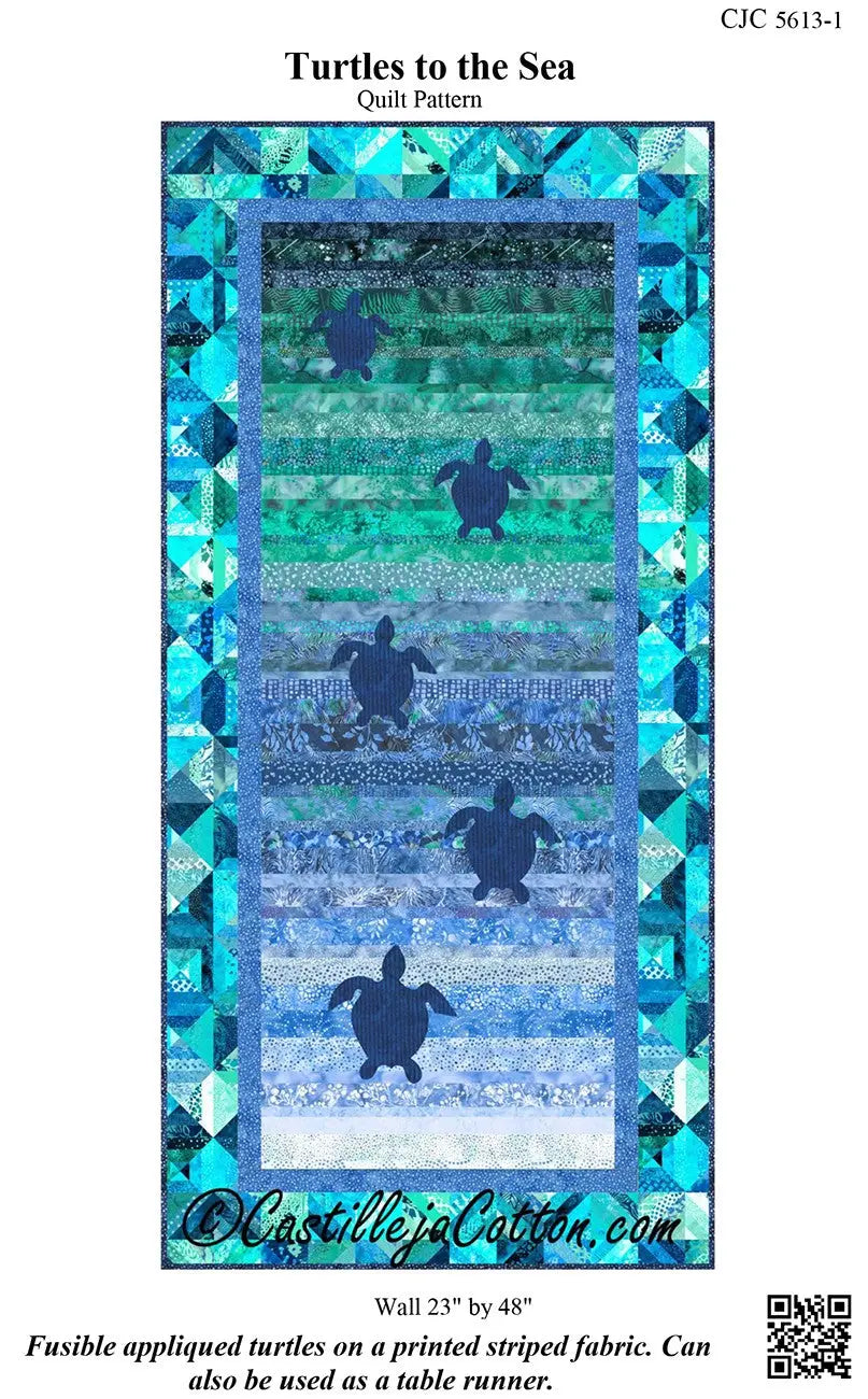Turtles to the Sea Pattern - Linda's Electric Quilters