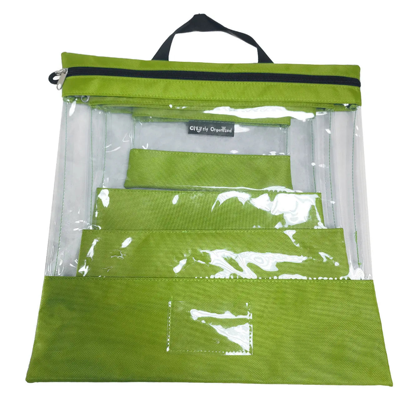 Tutto Clear Organizing Bag Lime - Linda's Electric Quilters