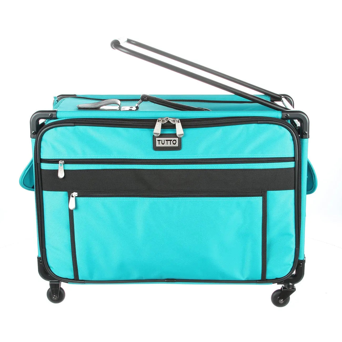 Tutto Sewing Machine Case On Wheels 2X Large 28in Turquoise - Linda's Electric Quilters