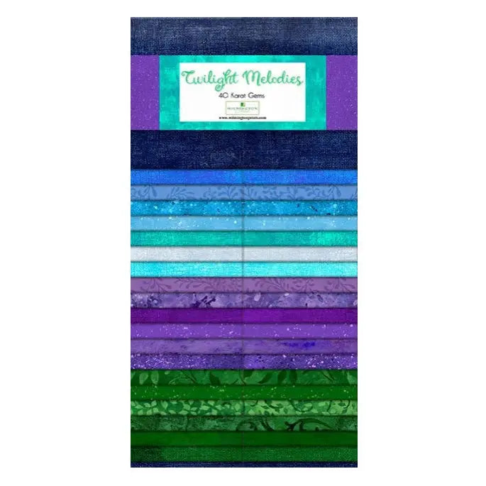 Twilight Melodies - 40 Karat Gems - Linda's Electric Quilters