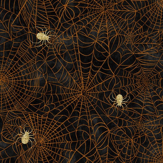 Halloween Boo novelty quilting cotton fabric by the yard