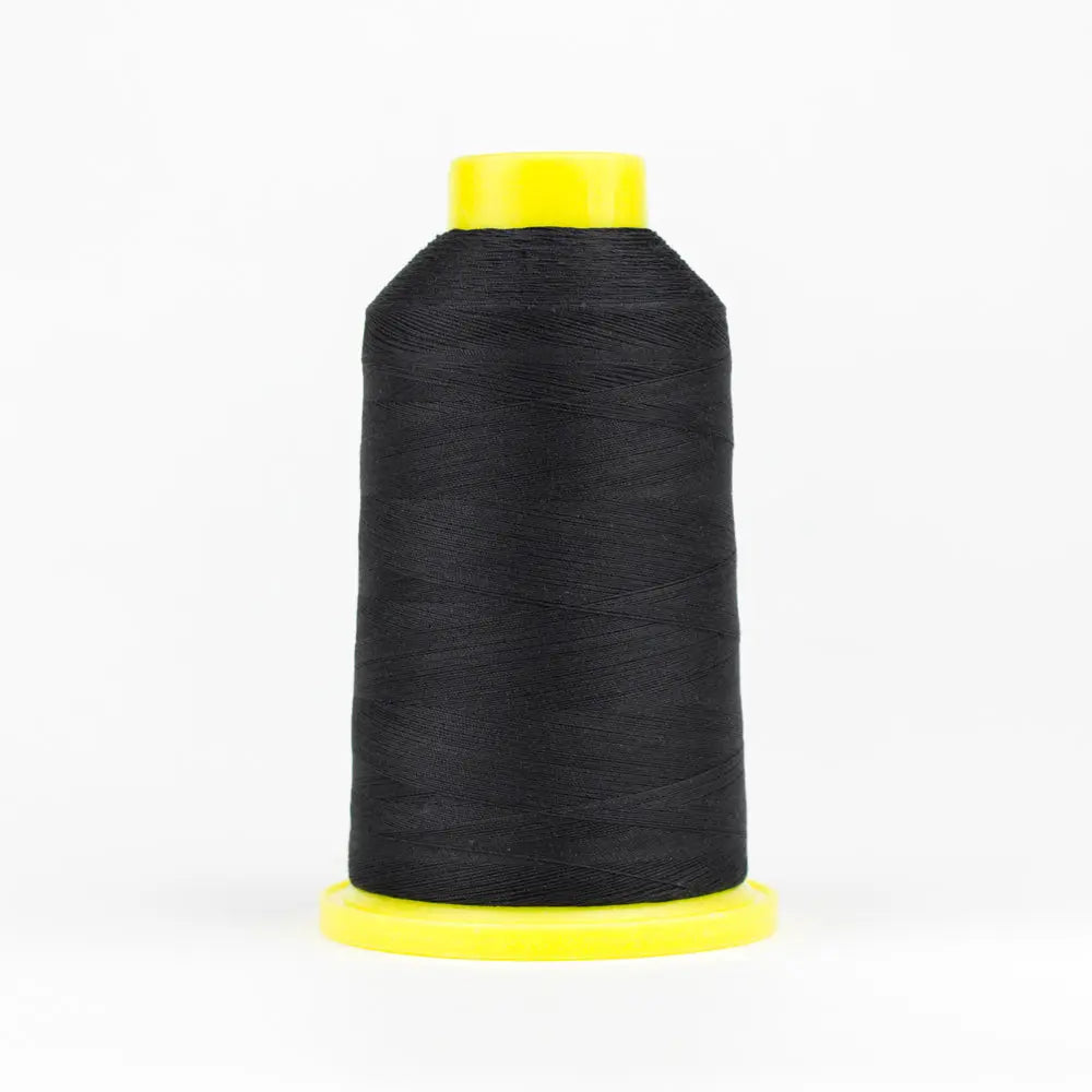 UL101 - Ultima™ 40wt Cotton Wrapped Polyester Black Thread WonderFil USA