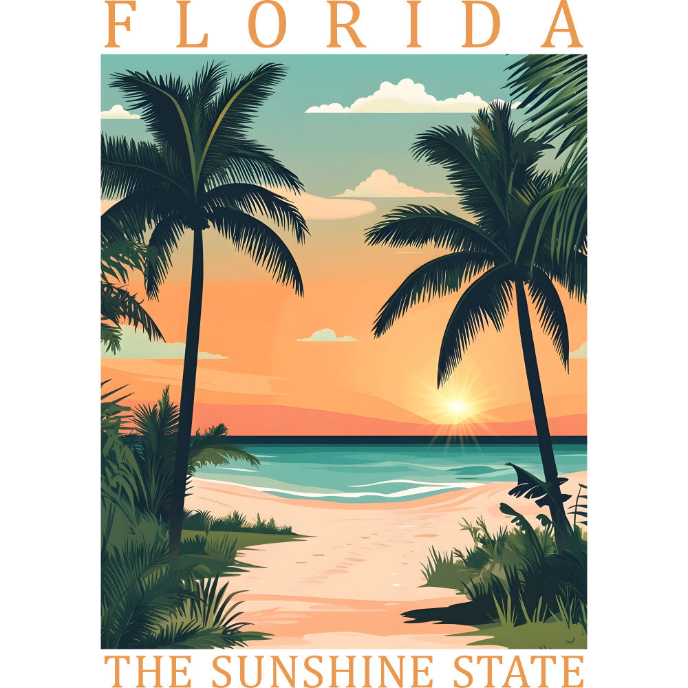 US State Poster Fabric Panel 15