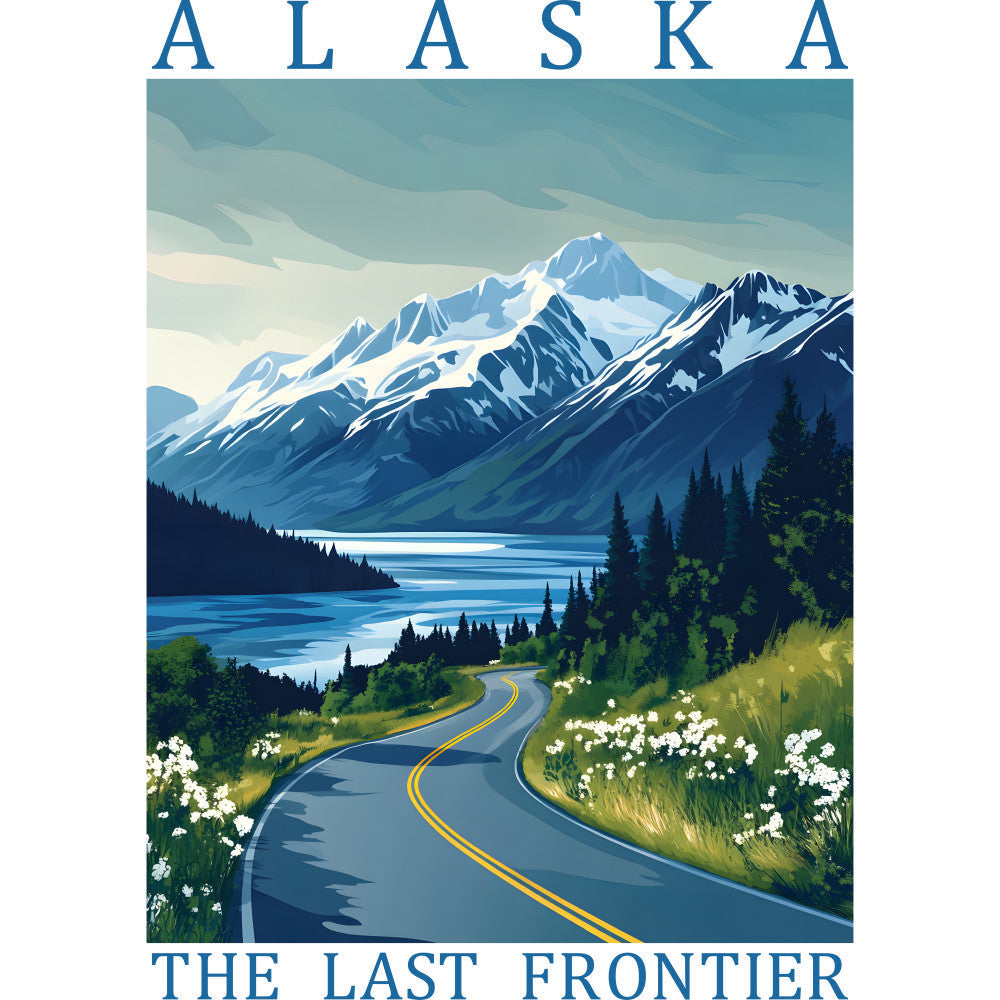 US State Poster Fabric Panel 19