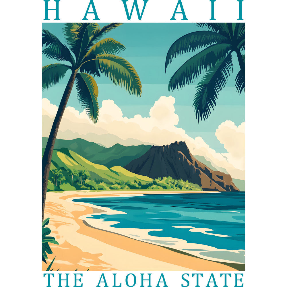 US State Poster Fabric Panel 22