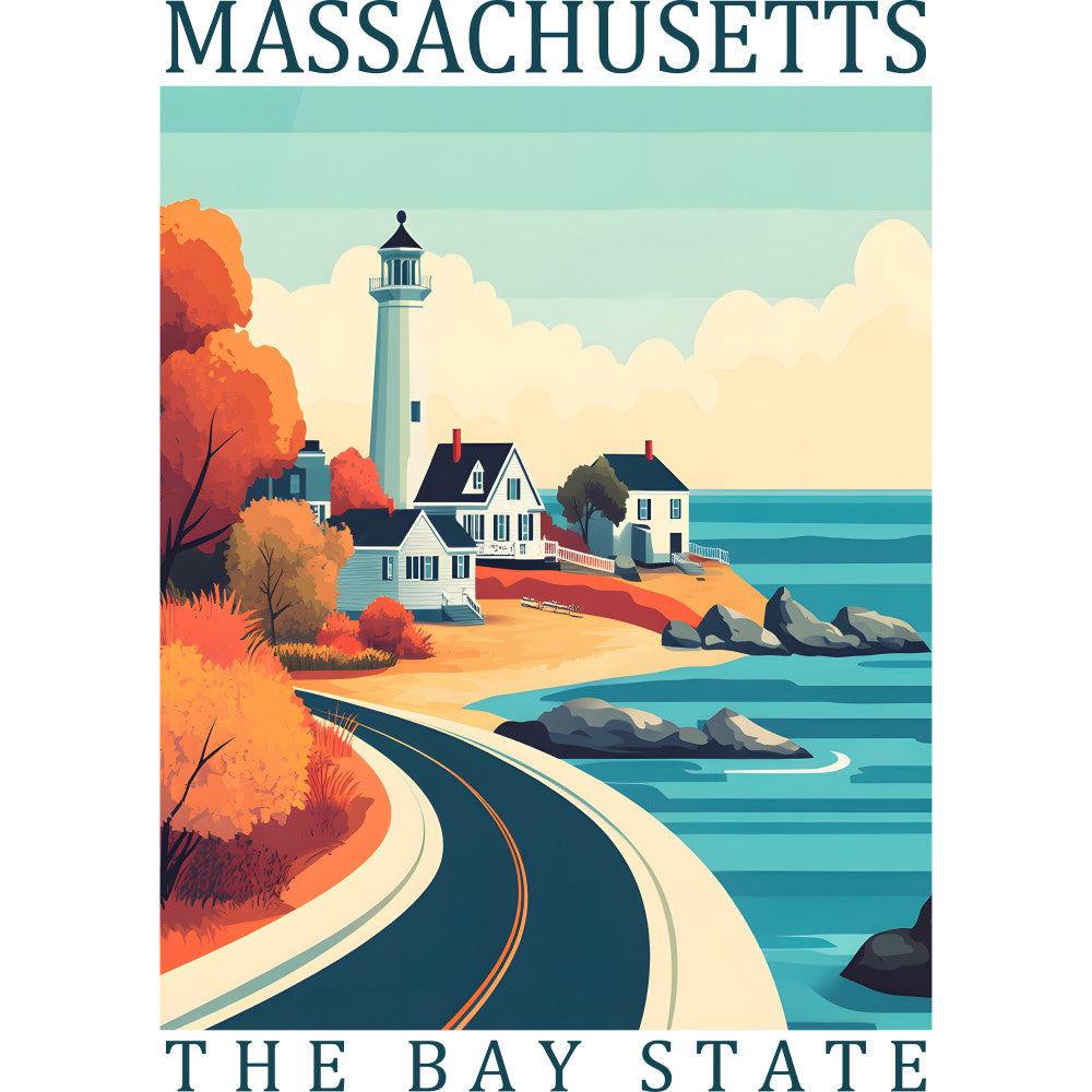 US State Poster Fabric Panel 38