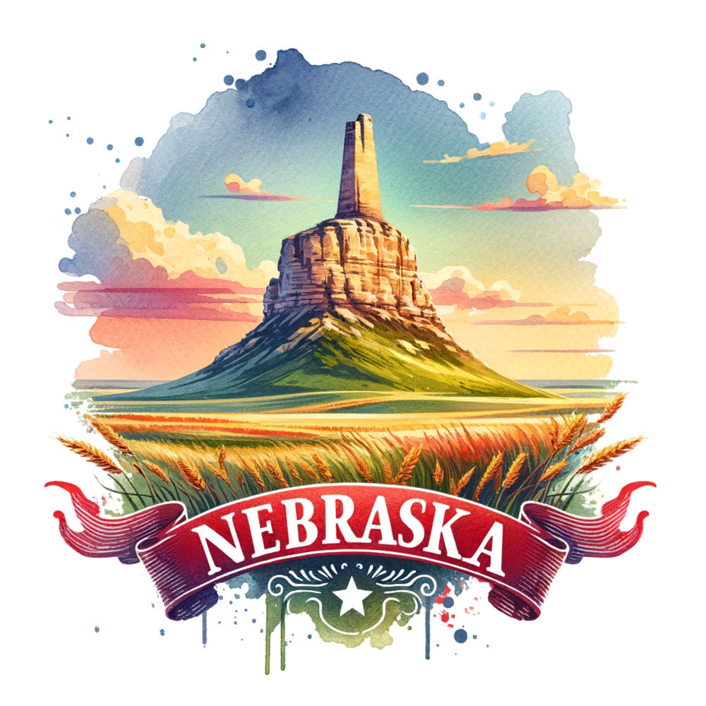 US States Retro Travel Fabric Panel 21