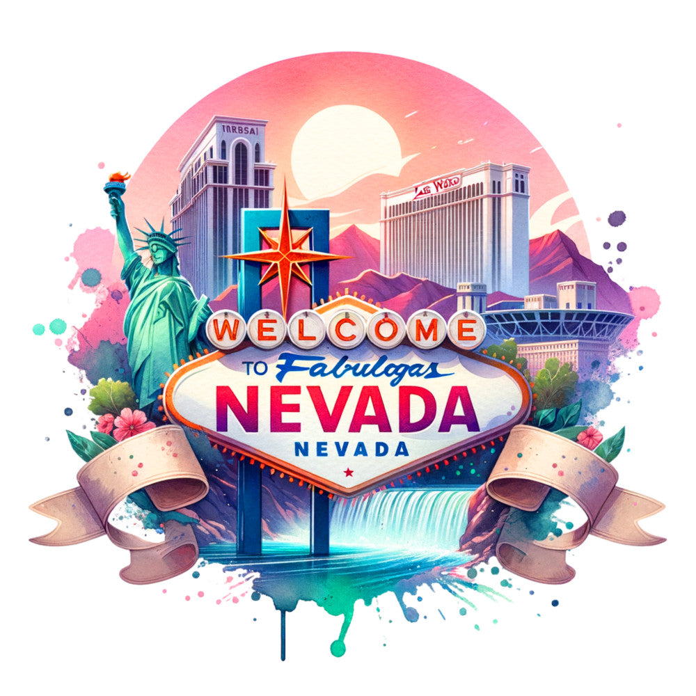 US States Retro Travel Fabric Panel 5
