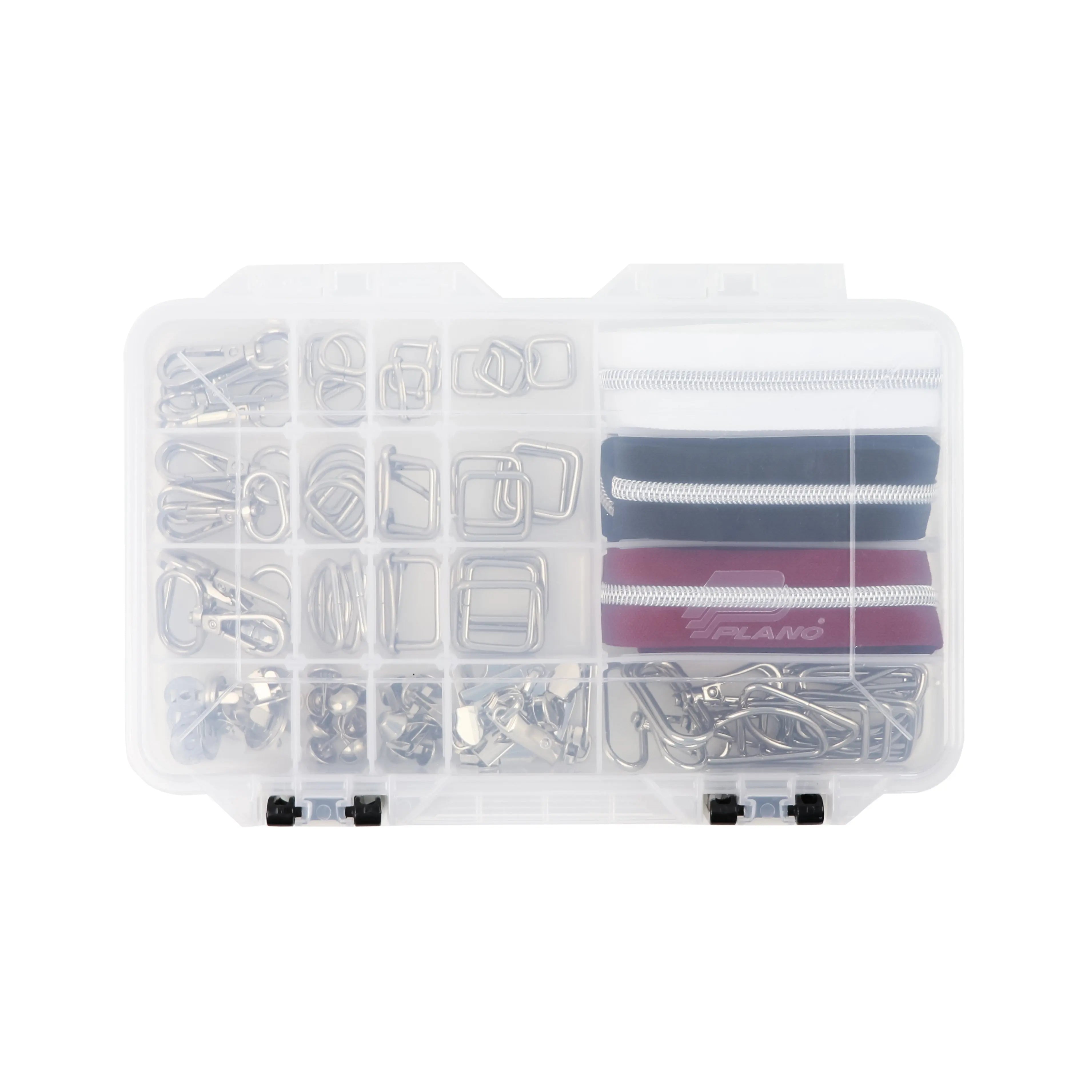 Ultimate Box Bundle of Hardware & Zippers Nickel - Linda's Electric Quilters