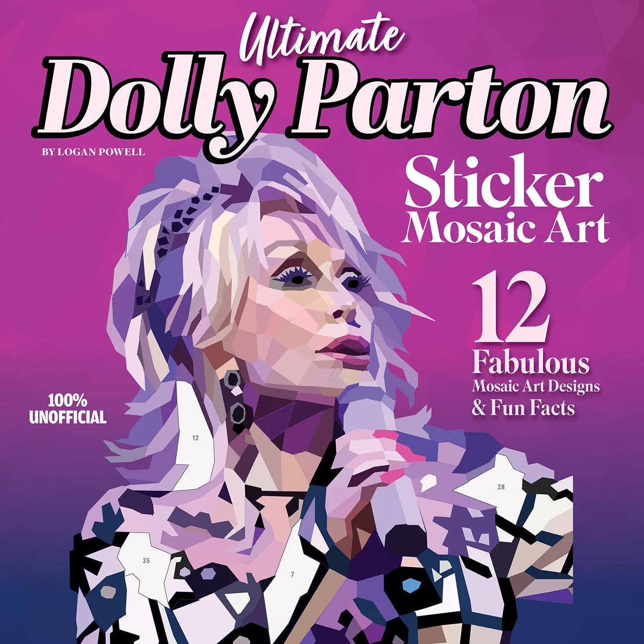 Ultimate Dolly Parton Sticker Mosaic Art - Linda's Electric Quilters